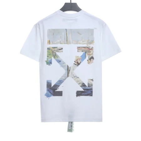 OFF-WHITE OIL PAINTING TEE REPLICA