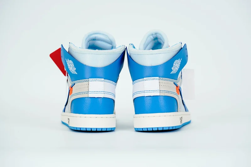 AIR JORDAN 1 OFF-WHITE BLUE “UNC” UNIVERSITY BLUE REPLICA