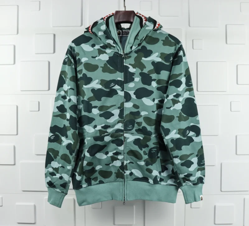 BABPE GREEN CAMO HOODIE – GREEN REPLICA