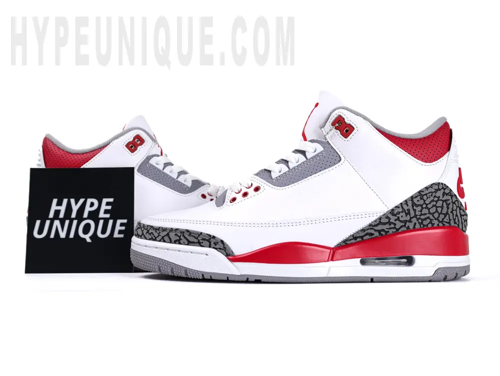TbKicks Jordan 3 Retro ‘Cardinal Red’