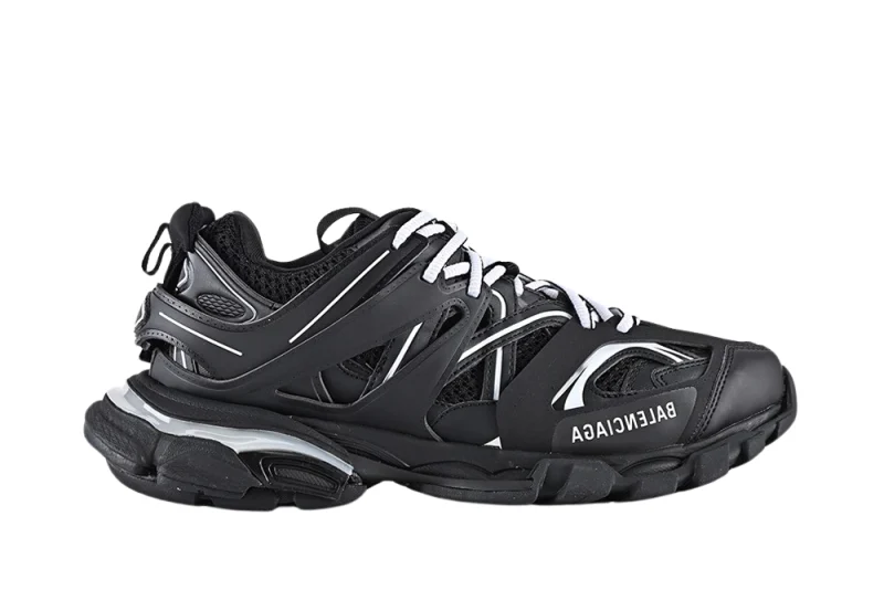 Man Balenciaga Track Led Trainers Replica "Black"