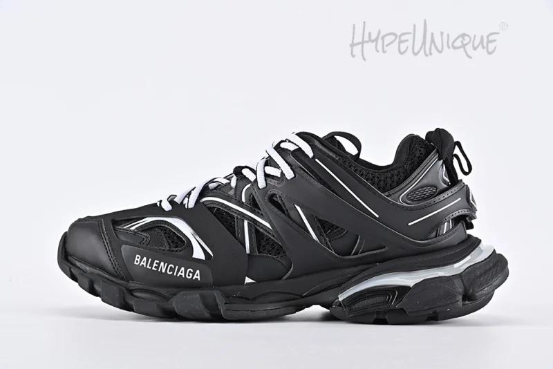 Man Balenciaga Track Led Trainers Replica "Black"