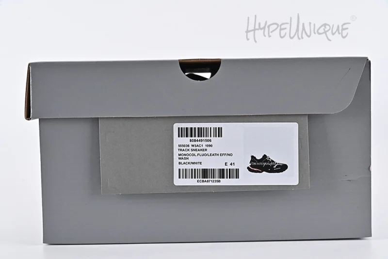 Man Balenciaga Track Led Trainers Replica "Black"