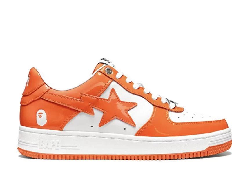 A Bathing Ape Bape Sta Low Orange