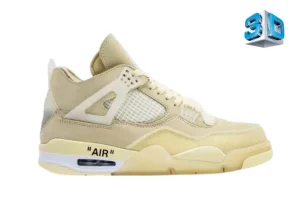 Jordan 4 Retro Off-White Sail Reps