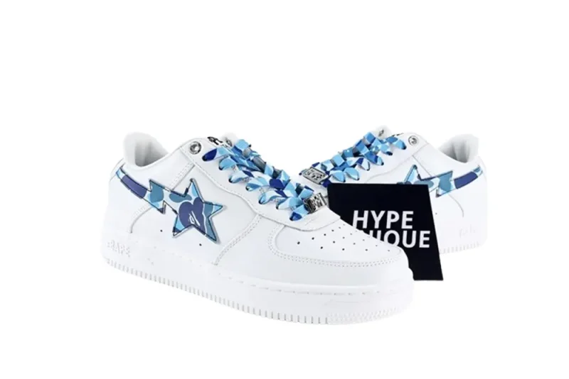 A Bathing Ape Bape Sta ABC Camo White Blue (2022)