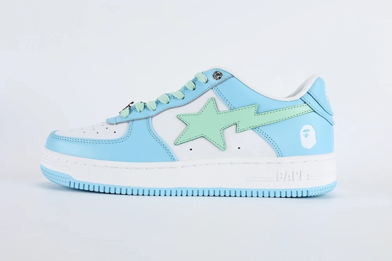 A Bathing Ape Bape Sta Pastel Blue Quality Reps