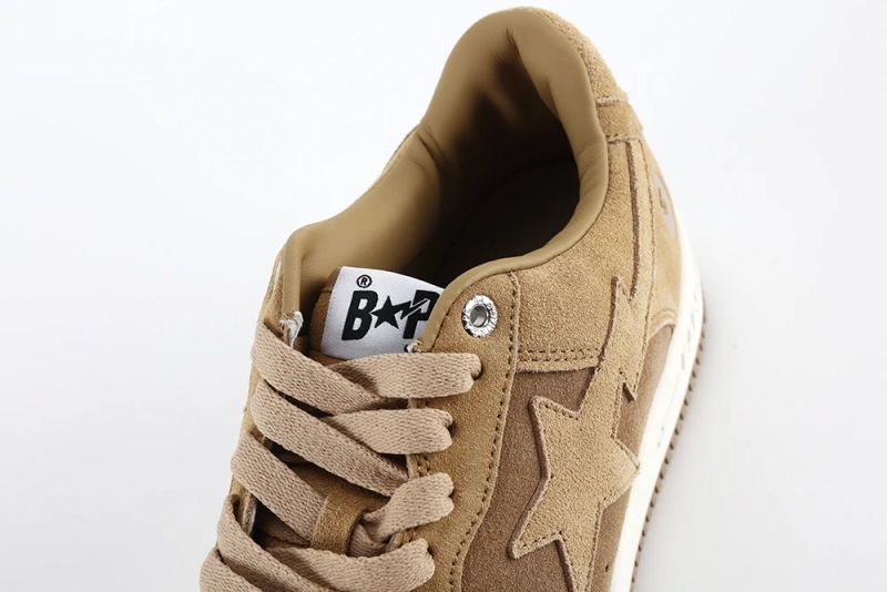 A Bathing Ape Bape Sta Beige Suede