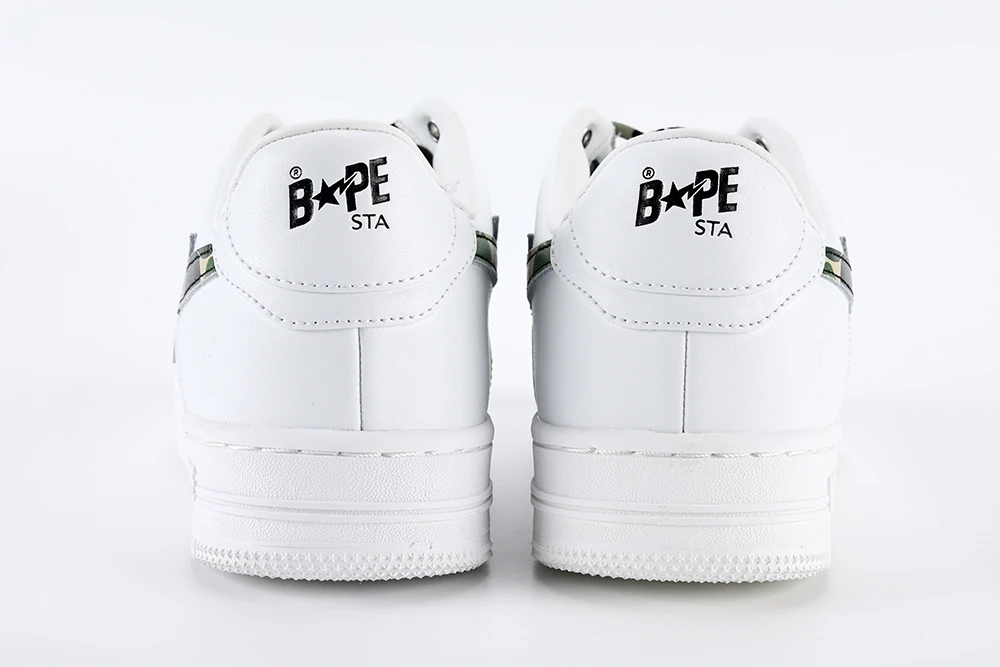 BapeSta Green Camouflage Logo 1:1 Quality Shoes