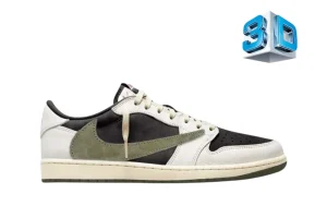 Travis Scott Air Jordan 1 Low OG “Olive” Quality Reps