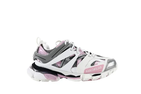 BALENCIAGA WHITE GRAY PINK TRACK SNEAKER