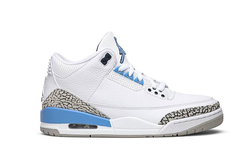 Jordan 3 Quality Reps UNC (2020)