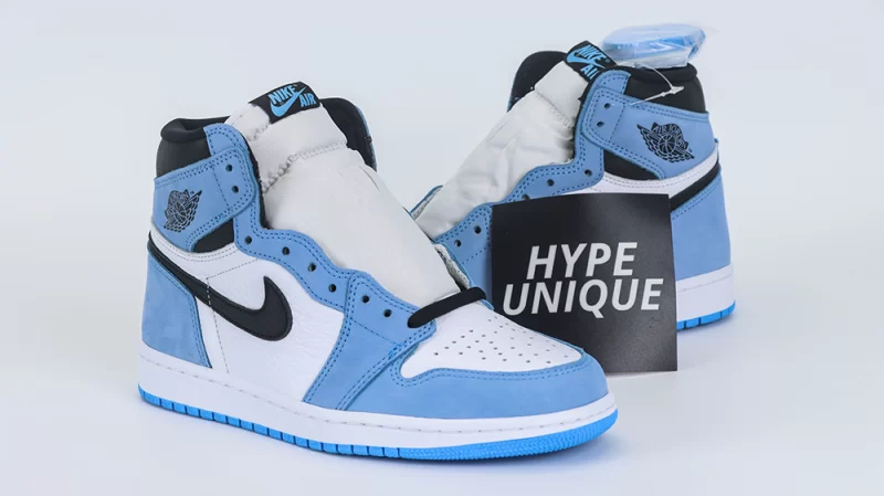 Air Jordan 1 Retro High White University Blue Black Replica