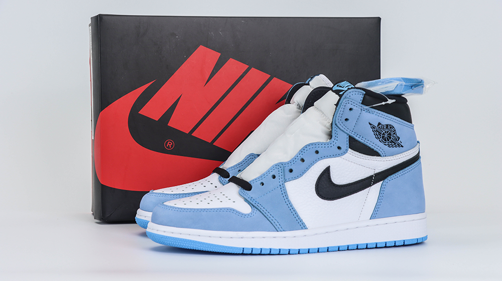 Air Jordan 1 Retro High White University Blue Black Replica