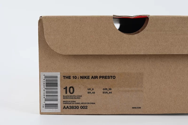 Air Presto Off-White Black (2018) Replica