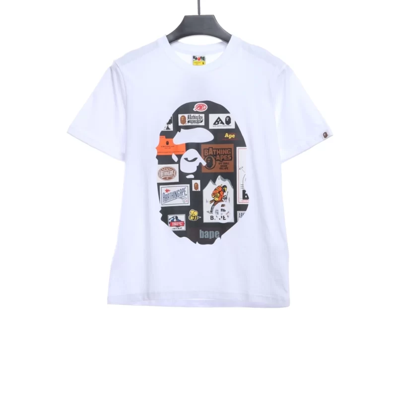 Letter pattern label printing short sleeve