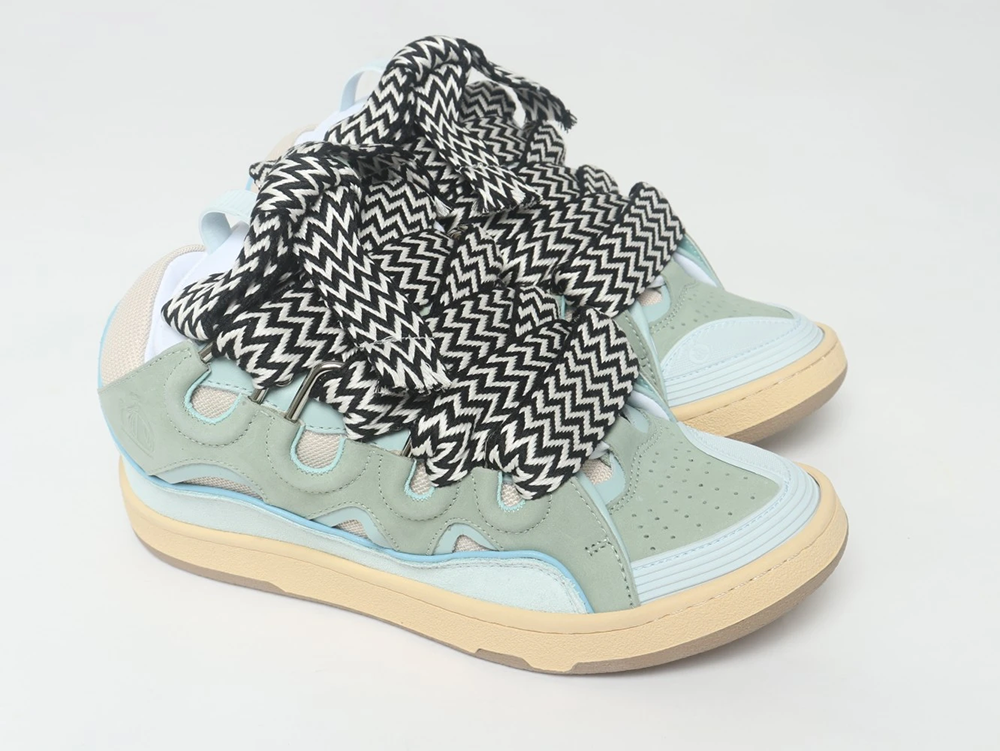 Lanvin Curb Sneaker 'Light Blue' Reps