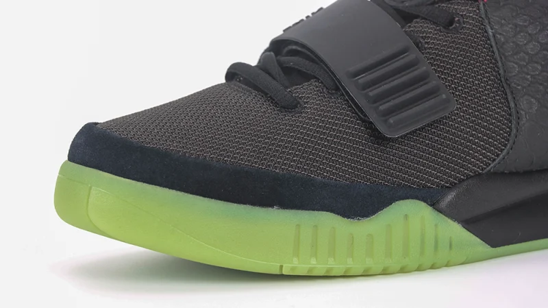 the blue toe box