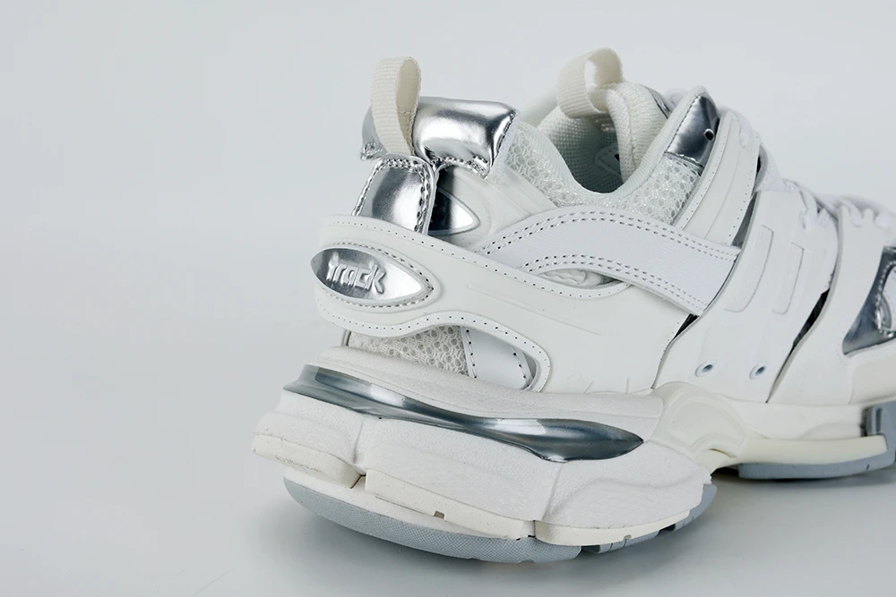 BALENCIAGA Track Sneaker White & Silver