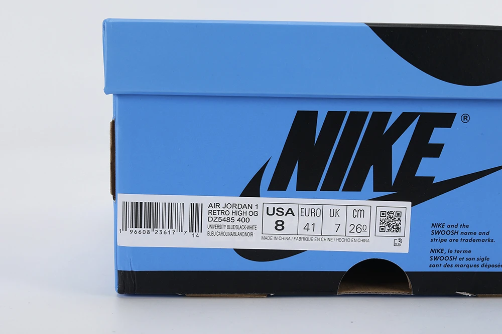 Air Jordan 1 Retro High OG 'UNC Toe' Best Quality Reps