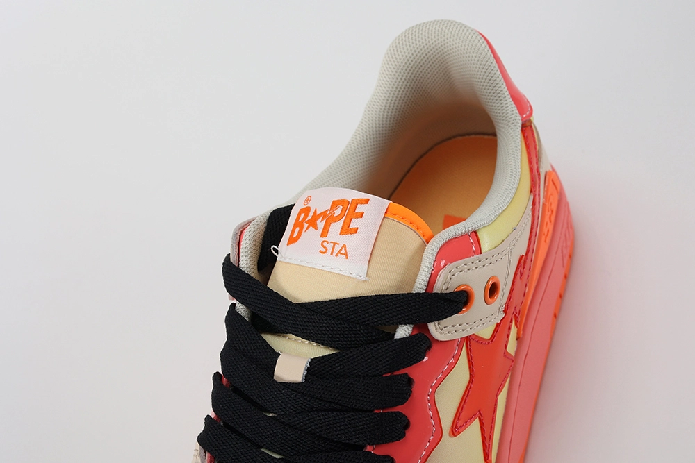 A Bathing Ape Bape SK8 Sta Orange Reps