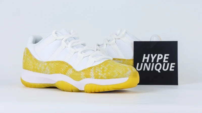 Air Jordan 11 Low 'Yellow Snakeskin' Reps