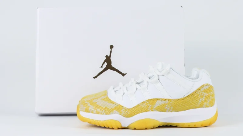 Air Jordan 11 Low 'Yellow Snakeskin' Reps