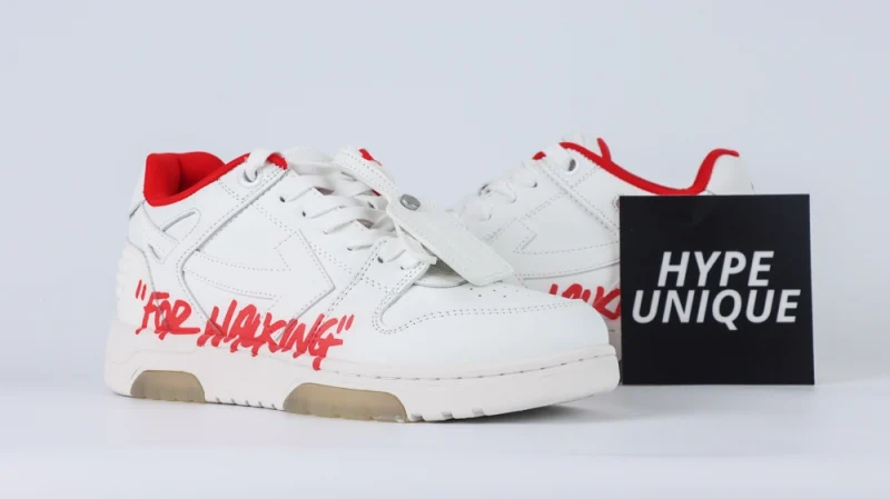 Off-White Out of Office 'For Walking - White Red' Reps