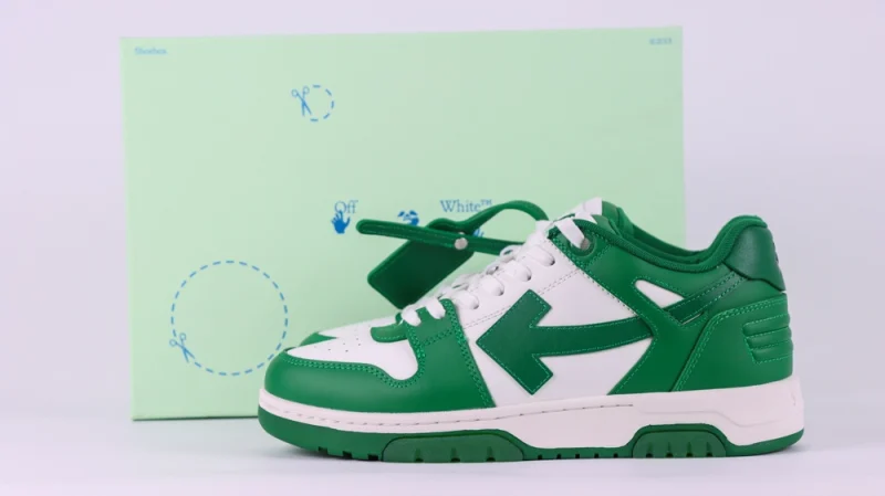 Off-White Out of Office Low 'White Green' Reps