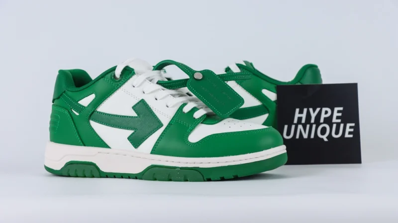 Off-White Out of Office Low 'White Green' Reps