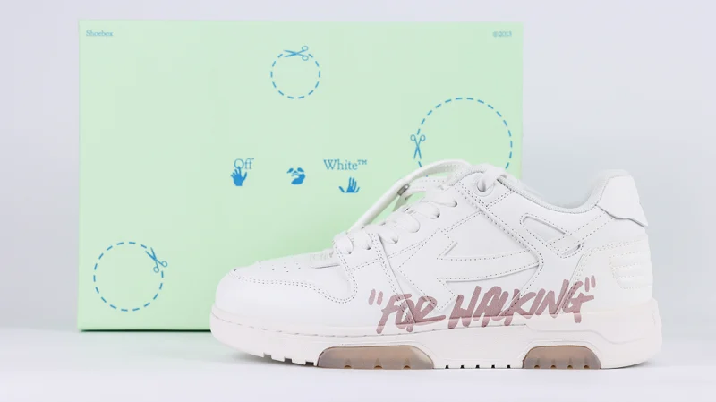 Off-White Wmns Out of Office 'For Walking - White Pink' Rpes