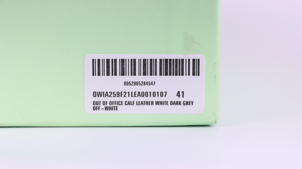 Off-White Wmns Out of Office 'White Dark Grey' Replica