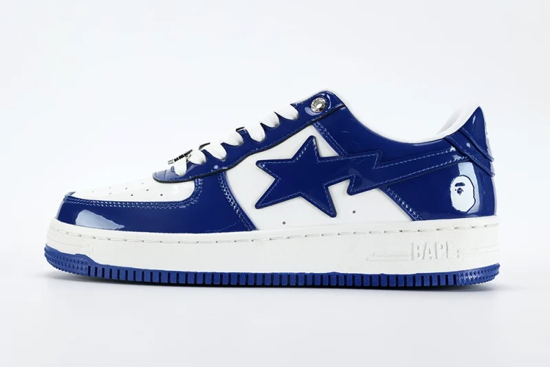 A BATHING APE BAPE STA LOW DARK BLUE