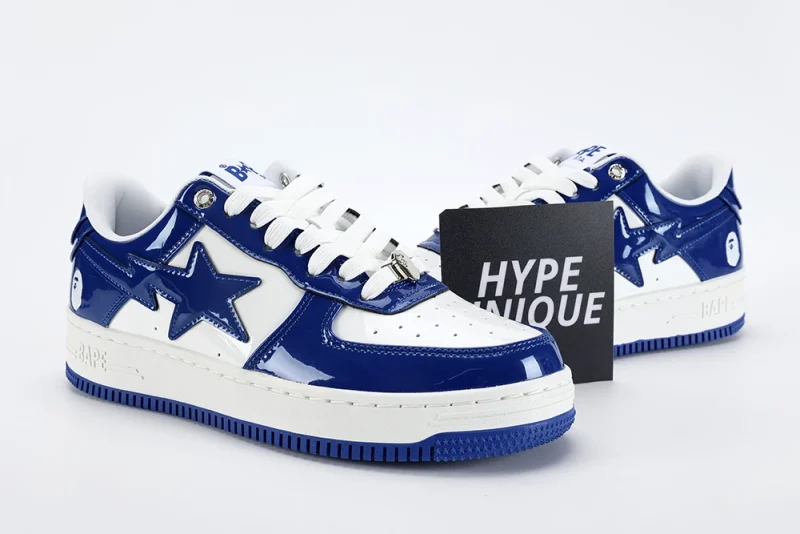 A BATHING APE BAPE STA LOW DARK BLUE