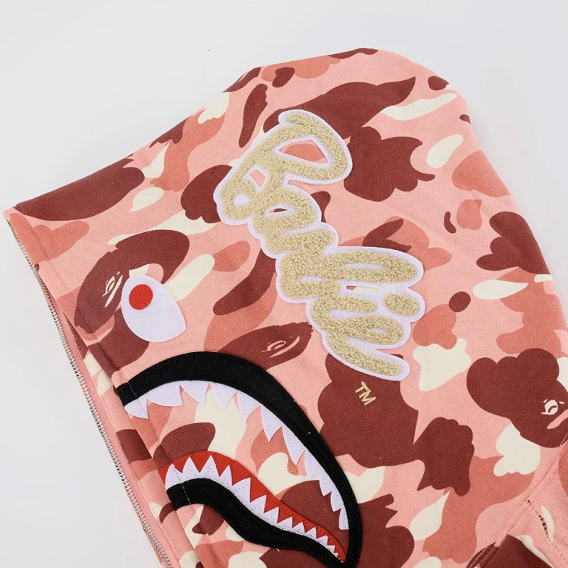 BAPE Color Camo Shark Full Zip Hoodie Light Pink2023-08-13 at 03.38.55 3