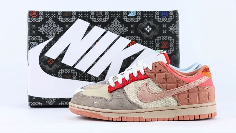 CLOT x Dunk Low SP 'What The' With Trading Card Reps