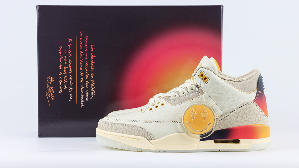 J. Balvin x Air Jordan 3 Retro 'Medellín Sunset' Reps