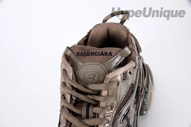 BALENCIAGA Graffiti Runner Sneakers in Mesh & Nylon