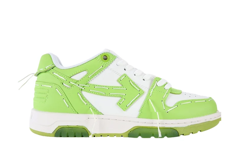 OFF-WHITE Out Of Office Sartorial Stitching White Green Replica