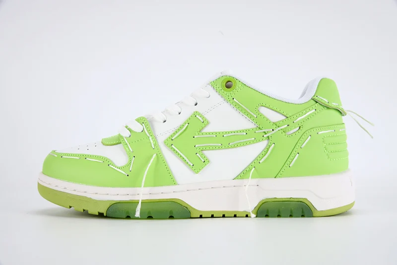 OFF-WHITE Out Of Office Sartorial Stitching White Green Replica