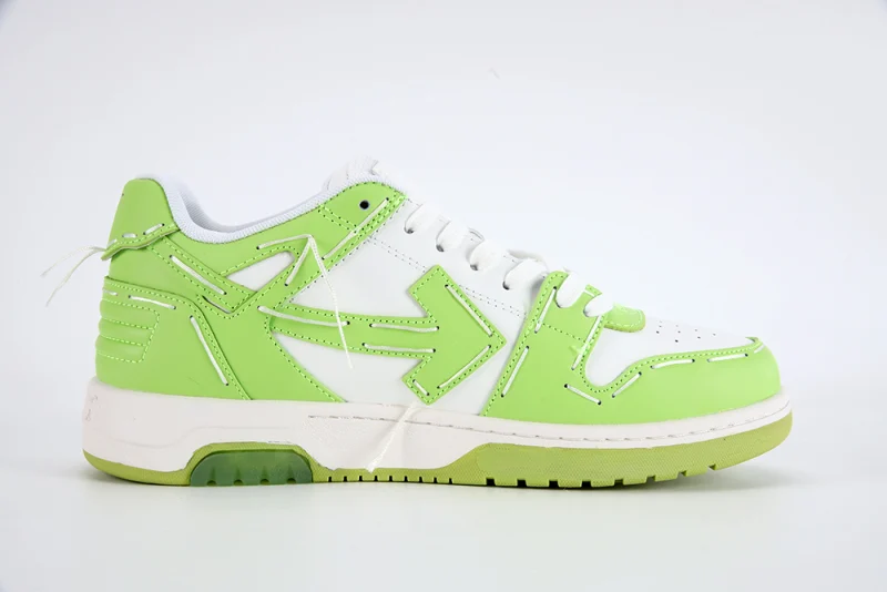 OFF-WHITE Out Of Office Sartorial Stitching White Green Replica