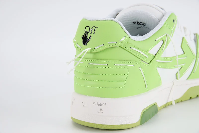 OFF-WHITE Out Of Office Sartorial Stitching White Green Replica