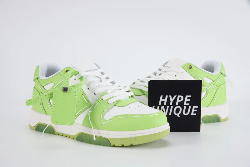 OFF-WHITE Out Of Office Sartorial Stitching White Green Replica