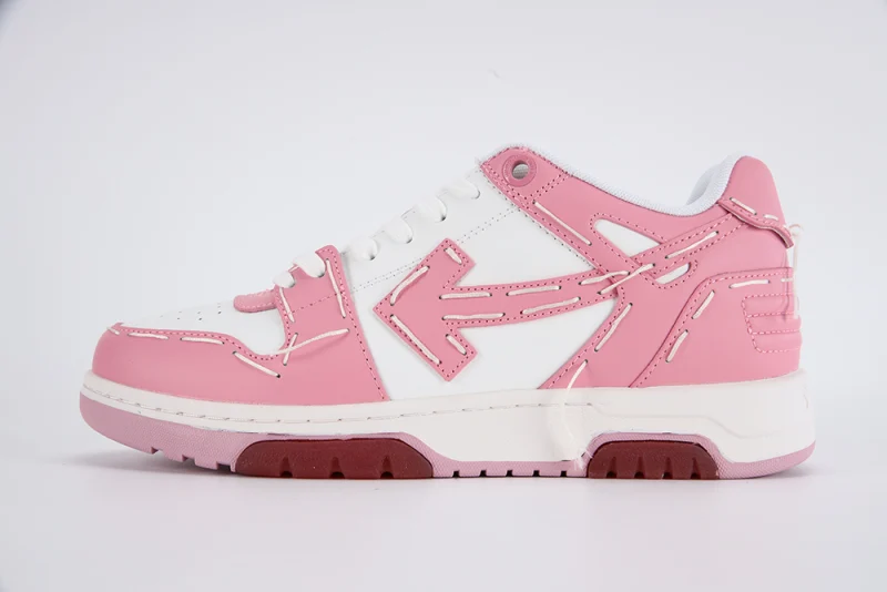 OFF-WHITE Out Of Office Sartorial Stitching White PInk Replica