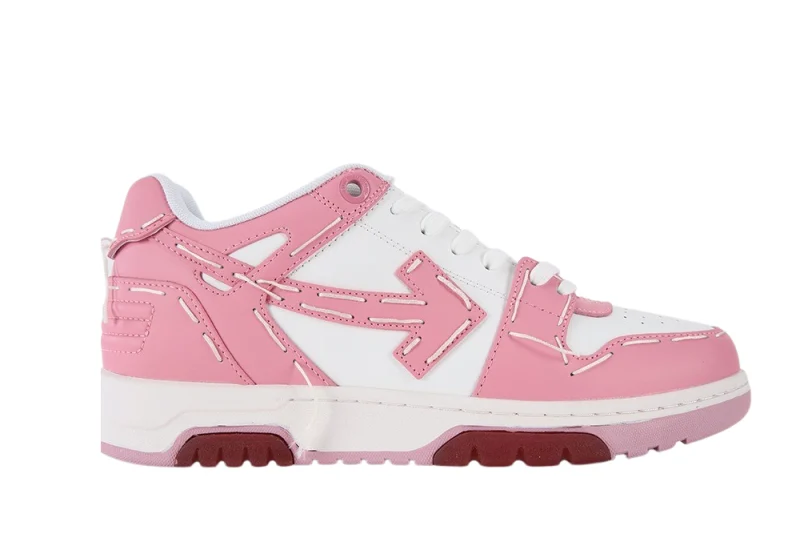 OFF-WHITE Out Of Office Sartorial Stitching White PInk Replica