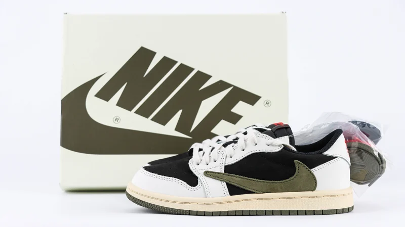 Travis Scott x Air Jordan 1 Low OG PS 'Olive' Reps