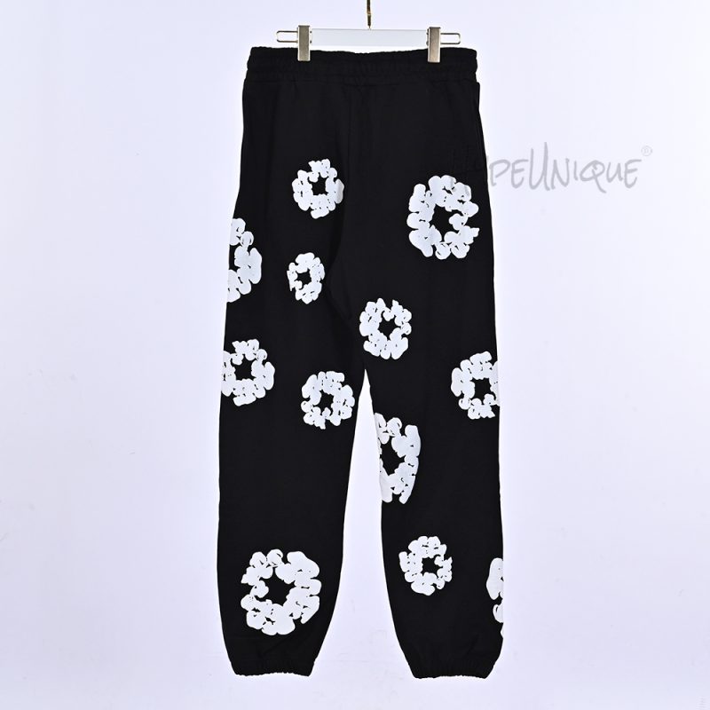 Denim Tears Cotton Wreath Sweatpants ’Black‘11