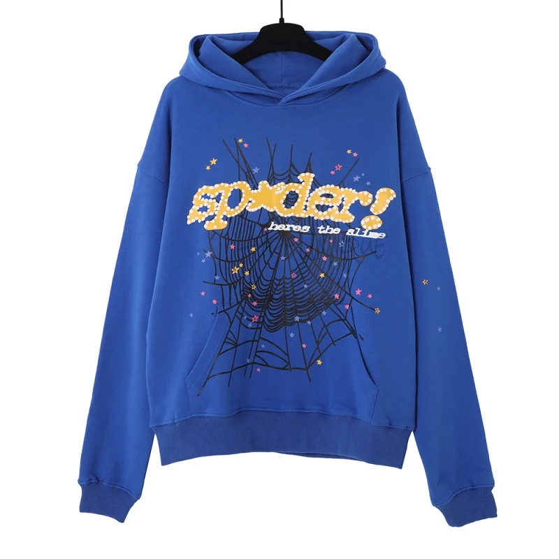 Sp5der TC Hoodie 'Blue'13