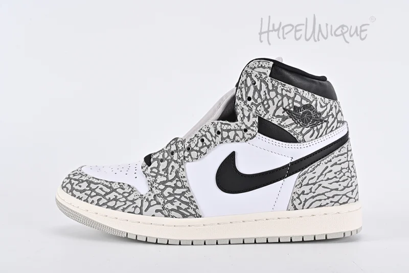 Air Jordan 1 Retro High OG 'White Cement' Reps10