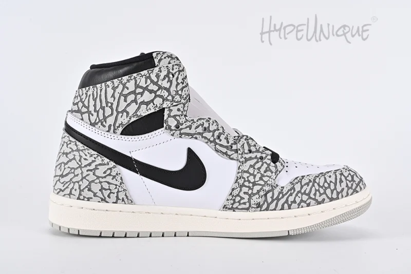 Air Jordan 1 Retro High OG 'White Cement' Reps10